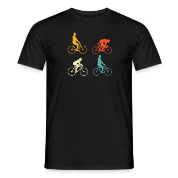 Rennrad Radsport Radsportler - Männer T-Shirt - Schwarz - Vorne - AI Model Male 178 light (178cm)