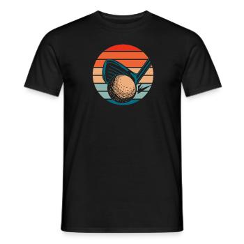Golf Golfer Golfen - Männer T-Shirt - Schwarz - Vorne - AI Model Male 178 light (178cm)