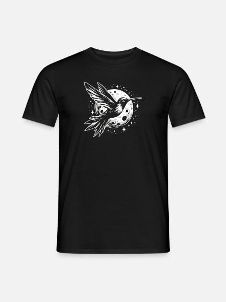 Hummingbird Dreamcatcher Bird - Men's T-Shirt - black