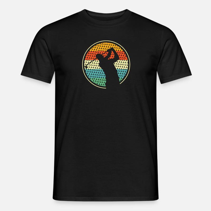 Golf Golfer Golfen - Männer T-Shirt - Schwarz