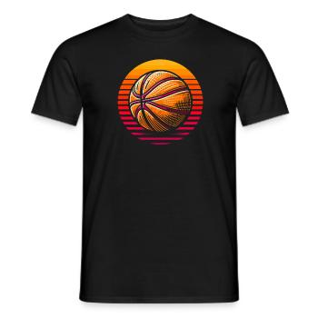 Joueur de basket-ball - T-shirt homme - noir - Devant - AI Model Male 178 light (178cm)