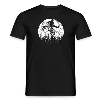 Bmx Bmx Biker Mond - Männer T-Shirt - Schwarz - Vorne - AI Model Male 178 light (178cm)