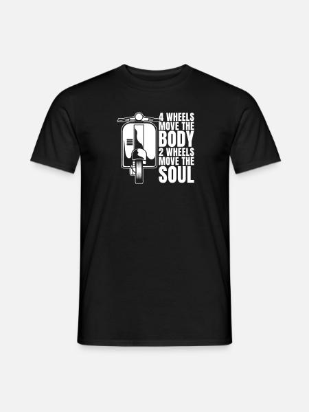 Trottinette - T-shirt homme - noir