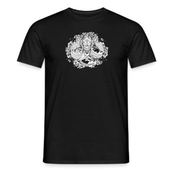 Year of the Dragon 2024 - Men's T-Shirt - black - Front - AI Model Male 178 light (178cm)