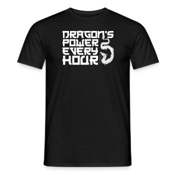 Jahr Des Drachen 2024 - Männer T-Shirt - Schwarz - Vorne - AI Model Male 178 light (178cm)