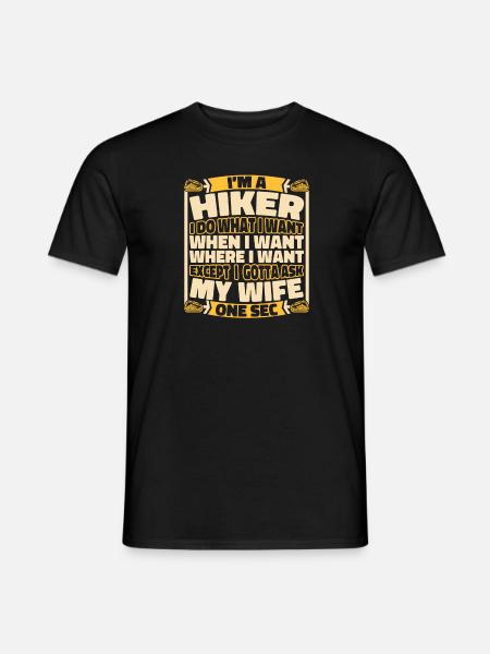 Hiking Hikers - Men's T-Shirt - black