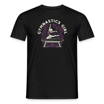 Rsg Turnen Sportgymnastik Gymnastics Girl - Männer T-Shirt - Schwarz - Vorne - AI Model Male 178 light (178cm)