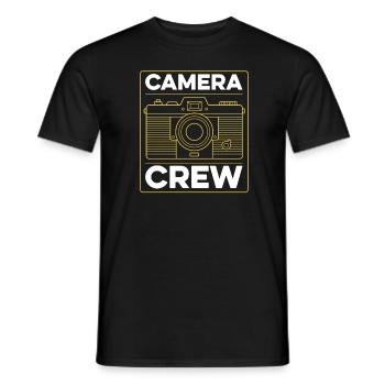 Photographer Photography Camera - Men's T-Shirt - black - Front - AI Model Male 178 light (178cm)
