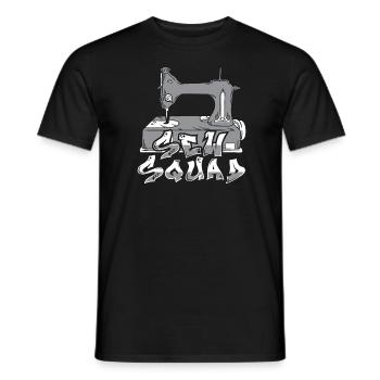 Sewing Sewing Machine - Men's T-Shirt - black - Front - AI Model Male 178 light (178cm)