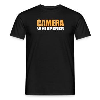 Photographer Photography Camera - Men's T-Shirt - black - Front - AI Model Male 178 light (178cm)