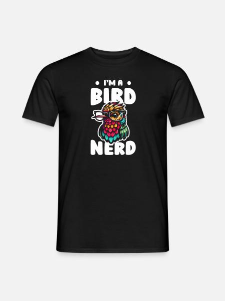 Hummingbird Bird Watching Bird Nerd - Men's T-Shirt - black