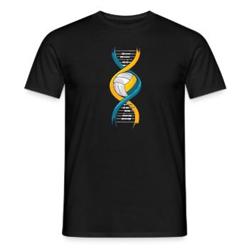Volley-ball Joueurs de volley-ball C’est dans mon ADN - T-shirt homme - noir - Devant - AI Model Male 178 light (178cm)