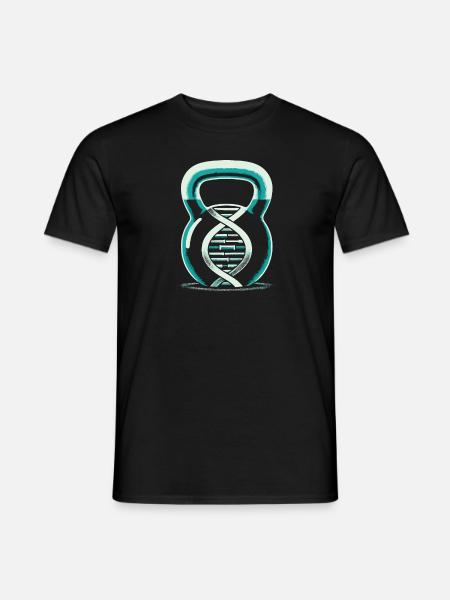 Kettlebell c’est dans mon ADN - T-shirt homme - noir
