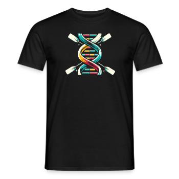 Rowing Rower Its In My DNA - Men's T-Shirt - black - Front - AI Model Male 178 light (178cm)