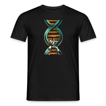 Karate Its In My Dna - Männer T-Shirt - Schwarz - Vorne - AI Model Male 178 light (178cm)