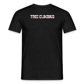 Arboriste Arbre grimpeur Arboriste Ekg Heartbeat - T-shirt homme - noir - Devant - AI Model Male 178 light (178cm)