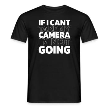 Photographe Appareil photo de photographie - T-shirt homme - noir - Devant - AI Model Male 178 light (178cm)