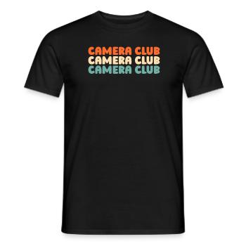 Photographer Photography Camera - Men's T-Shirt - black - Front - AI Model Male 178 light (178cm)
