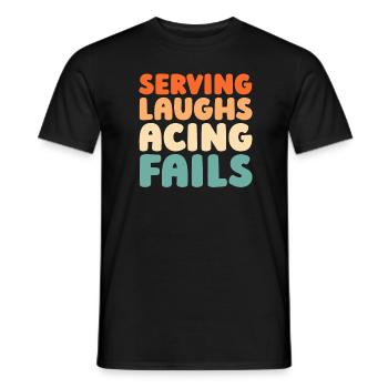 Volleyball Volleyballer - Männer T-Shirt - Schwarz - Vorne - AI Model Male 178 light (178cm)