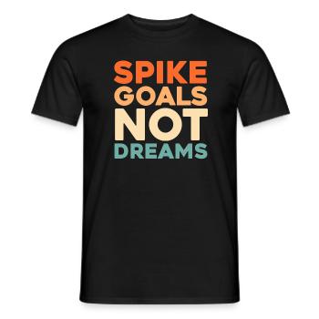 Volley-ball Volley-ball - T-shirt homme - noir - Devant - AI Model Male 178 light (178cm)
