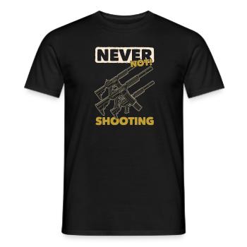 L’airsoft - T-shirt homme - noir - Devant - AI Model Male 178 light (178cm)