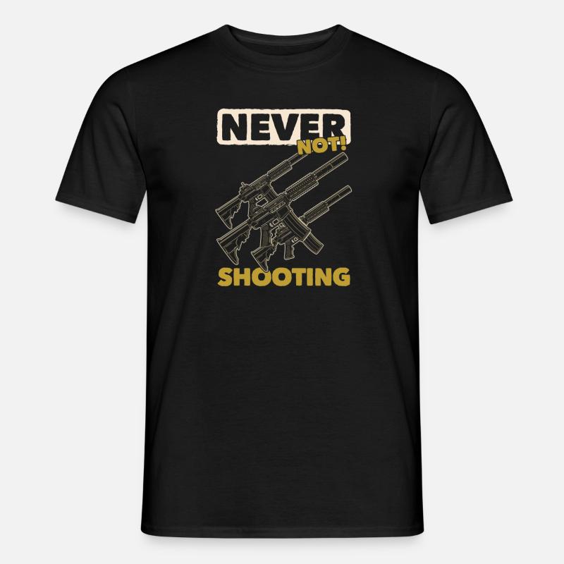 Airsoft - Männer T-Shirt - Schwarz