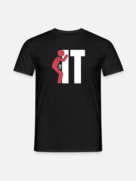 Schwarzer Humor Funny F It - Männer T-Shirt - Schwarz