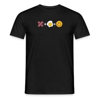 Bacon Speck - Männer T-Shirt - Schwarz - Vorne - AI Model Male 178 light (178cm)