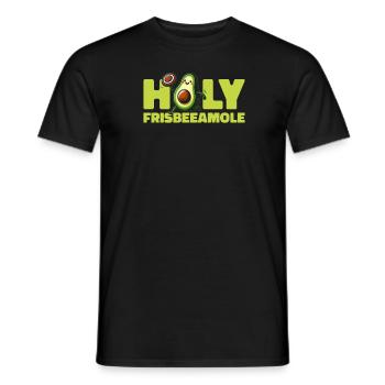 Frisbee Avocat Holy Frisbeeamole - T-shirt homme - noir - Devant - AI Model Male 178 light (178cm)
