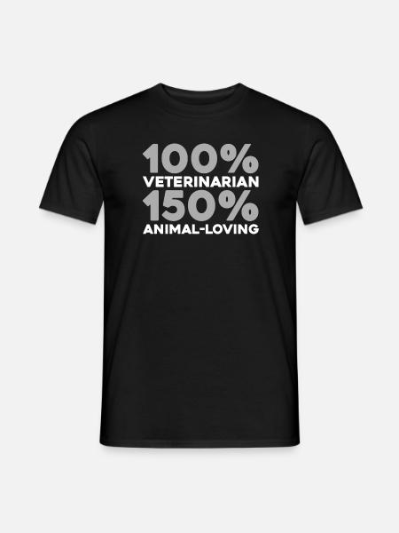 Veterinarian Veterinary - Men's T-Shirt - black