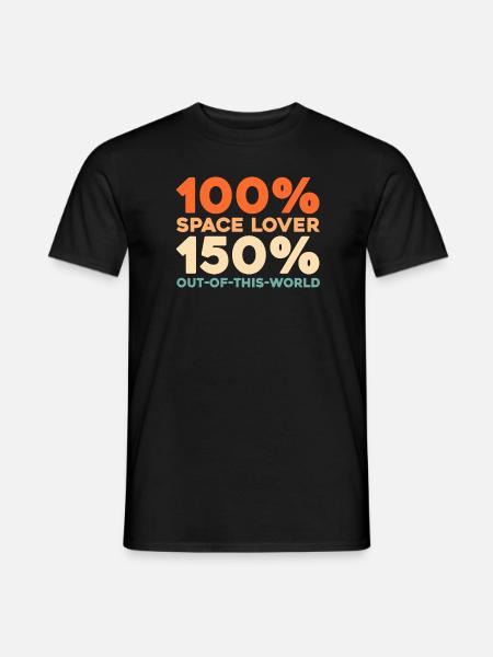 Astronaut, Spaceman, Cosmonaut - Men's T-Shirt - black
