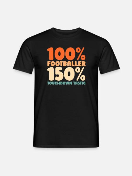 American football - Men's T-Shirt - black