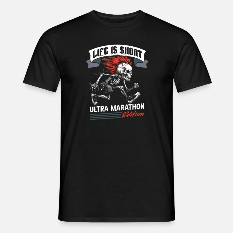 Ultramarathon - Männer T-Shirt - Schwarz