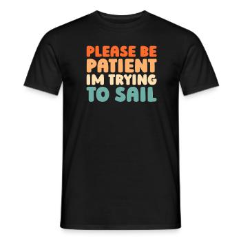 Segeln Segler Segelboot Navigation - Männer T-Shirt - Schwarz - Vorne - AI Model Male 178 light (178cm)