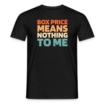 Sneakers - Men's T-Shirt - black - Front - AI Model Male 178 light (178cm)