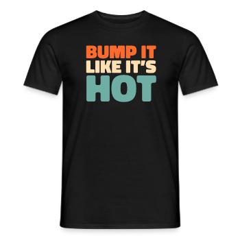 Volley-ball Volley-ball - T-shirt homme - noir - Devant - AI Model Male 178 light (178cm)