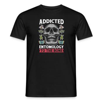 Entomologie Entomologe Insekt Schädel - Männer T-Shirt - Schwarz - Vorne - AI Model Male 178 light (178cm)