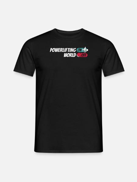 Powerlifting Powerlifter - Männer T-Shirt - Schwarz