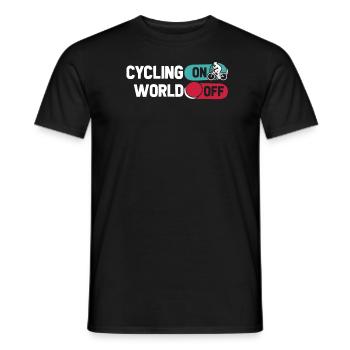Rennrad Radsport Radsportler - Männer T-Shirt - Schwarz - Vorne - AI Model Male 178 light (178cm)