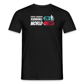 Xc Läufer Cross Country Running - Männer T-Shirt - Schwarz - Vorne - AI Model Male 178 light (178cm)