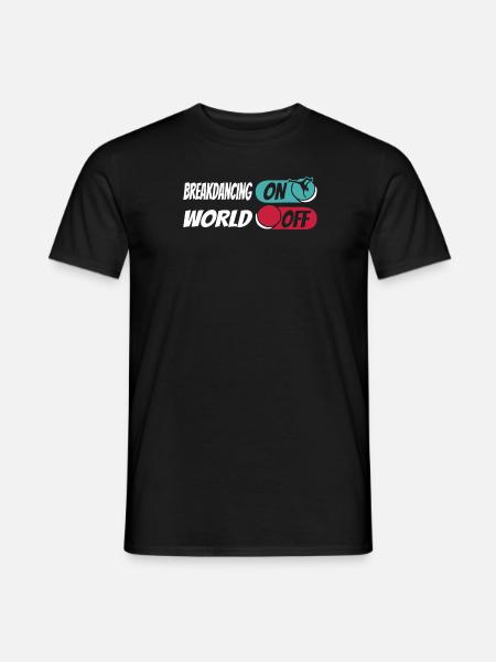 Breakdance Breakdancer Breakdancing - Men's T-Shirt - black