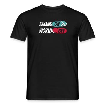 Jonglieren Jongleur Jongler sur World Off - T-shirt homme - noir - Devant - AI Model Male 178 light (178cm)