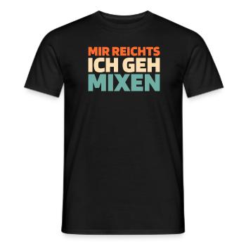 Sound Engineer Sound Engineer - Men's T-Shirt - black - Front - AI Model Male 178 light (178cm)