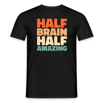 Alzheimer Drôle Sensibilisation à la maladie d’Alzheimer - T-shirt homme - noir - Devant - AI Model Male 178 light (178cm)