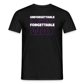 Alzheimer Drôle Sensibilisation à la maladie d’Alzheimer - T-shirt homme - noir - Devant - AI Model Male 178 light (178cm)