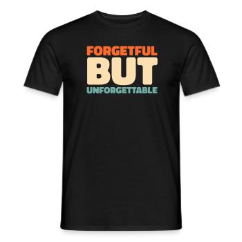 Alzheimer Drôle Sensibilisation à la maladie d’Alzheimer - T-shirt homme - noir - Devant - AI Model Male 178 light (178cm)