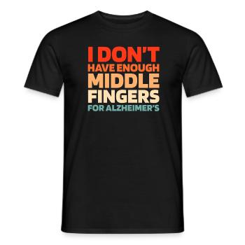 Alzheimer - Männer T-Shirt - Schwarz - Vorne - AI Model Male 178 light (178cm)