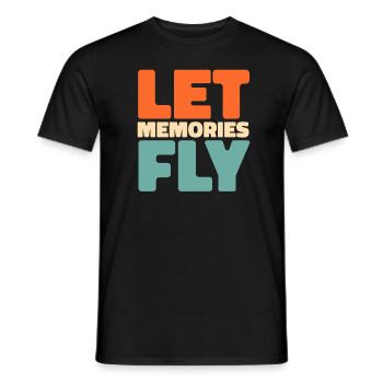 Alzheimer's Butterfly Alzheimer's - Men's T-Shirt - black - Front - AI Model Male 178 light (178cm)
