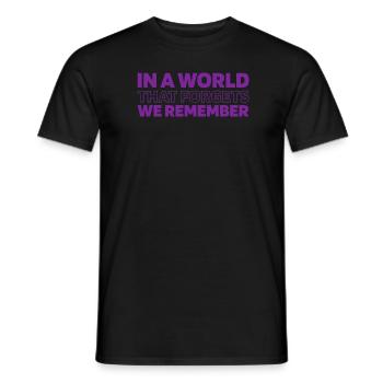 Alzheimer Alzheimers Support - Männer T-Shirt - Schwarz - Vorne - AI Model Male 178 light (178cm)