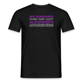 Alzheimer - Männer T-Shirt - Schwarz - Vorne - AI Model Male 178 light (178cm)